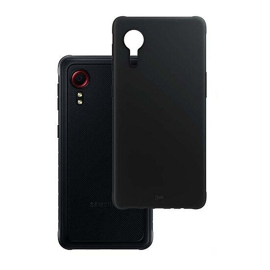 Bild 1 - 3MK MATT CASE (Hlle), Black fr SAMSUNG Galaxy XCover 5 schwarze, sehr widerstandsfhige TPU-Schutzhlle