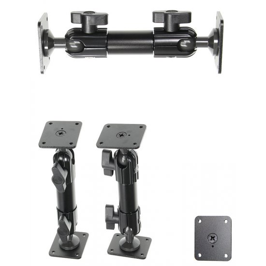 Bild 2 - Brodit Standfuss / Sockelhalterung, Lnge: 162mm (max. Belastung: 3kg), Kugelkopf: 20mm Verstellbar: 360 Grad / 210 Grad Neigung