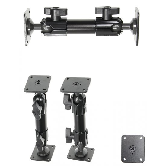 Bild 1 - Brodit Standfuss / Sockelhalterung, Lnge: 162mm (max. Belastung: 3kg), Kugelkopf: 20mm Verstellbar: 360 Grad / 210 Grad Neigung