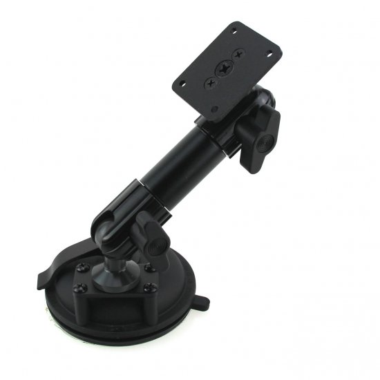 Bild 2 - Brodit Standfuss / Sockelhalterung mit Saugfuss, Lnge: 190mm (max. Belastung: 2kg), Kugelkopf: 20mm Verstellbar: 360 Grad / 210 Grad Neigung