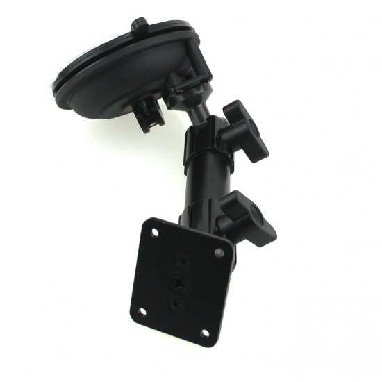 Bild 3 - Brodit Standfuss / Sockelhalterung mit Saugfuss, Lnge: 190mm (max. Belastung: 2kg), Kugelkopf: 20mm Verstellbar: 360 Grad / 210 Grad Neigung