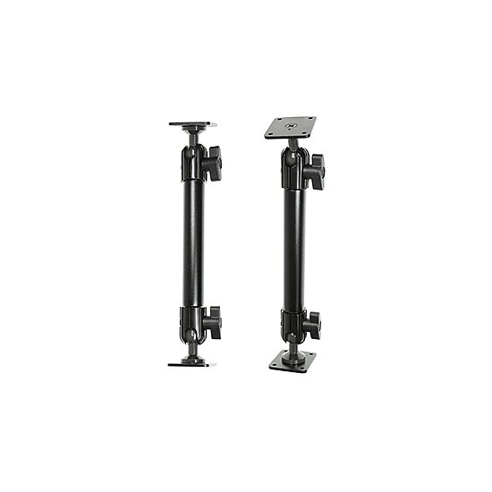 Bild 1 - Brodit Standfuss / Sockelhalterung, Lnge: 251mm (max. Belastung: 2kg), Kugelkopf: 20mm Verstellbar: 360 Grad / 210 Grad Neigung