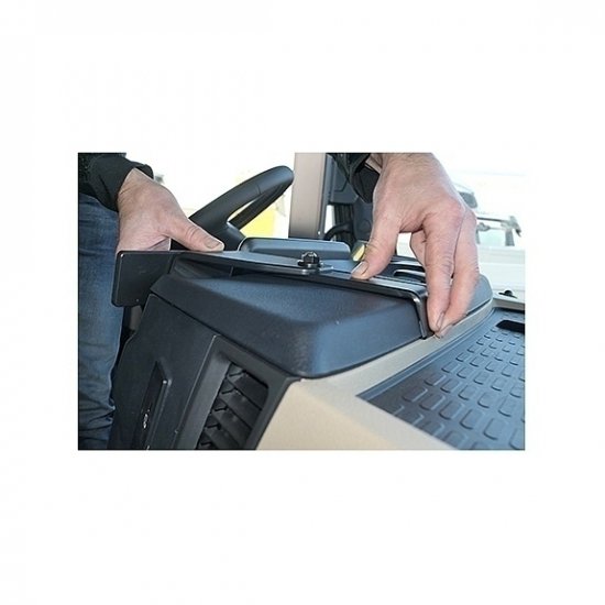 Bild 3 - Brodit ProClip (extra stabil) fr Mercedes Actros 5 / MP5, ab Bj. 2019 + Brodit ProClip (extra stabil) fr Mercedes Arocs, ab Bj. 2020 Position: Rechts vom Lenkrad, oberhalb der rechten Lftung