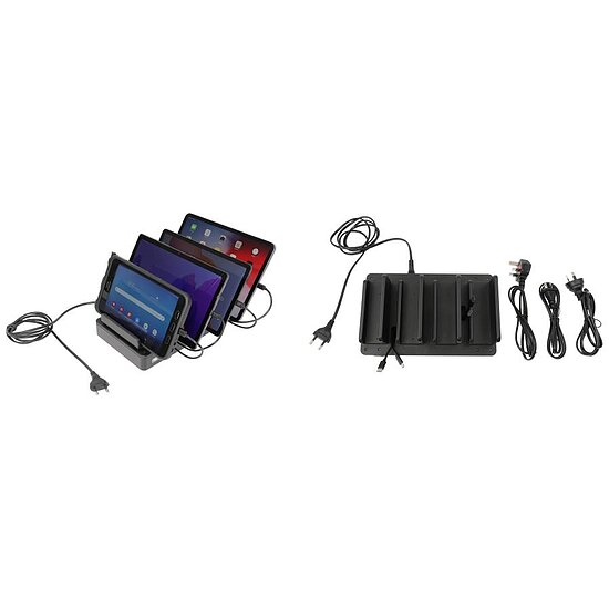 Bild 2 - Brodit UNI USB-C, 4-fach Tischladegert , fr Gerte mit USB Typ C Anschluss zum gleichzeitigen Laden von bis zu 4 Gerten mit USB Typ C Anschluss