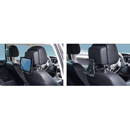Bild 9 - Brodit einstellbarer Tablet Halter , Universal: max. Hhe: 120-150mm , 3-Punkt Befestigung Montageplatte mit Kugelgelenk, fr max. Hhe (schmale Seite): 120-150mm, Tiefe: 4-25mm