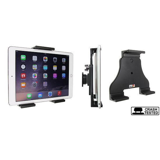 Bild 1 - Brodit einstellbarer Tablet Halter , Universal: max. Hhe: 140-195mm , 3-Punkt Befestigung Montageplatte mit Kugelgelenk, fr max. Hhe (schmale Seite): 140-195mm, Tiefe: 4-25mm