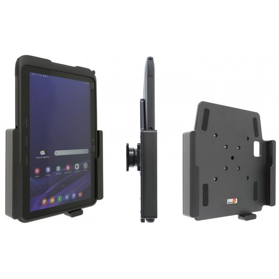 Bild 1 - Brodit Halter fr SAMSUNG Galaxy Tab Active 4 (nur fr Gerte mit der Original Hlle!) Montageplatte mit Kugelgelenk