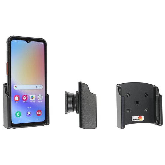 Bild 1 - Brodit Halter fr SAMSUNG Galaxy XCover 7 Montageplatte mit Kugelgelenk