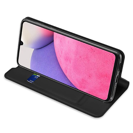 Bild 4 - Dux Skin Pro Bookstyle fr SAMSUNG Galaxy A33 5G, Black Premium-Tasche mit Kreditkartenfach und Standfunktion