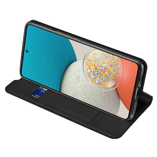 Bild 4 - Dux Skin Pro Bookstyle fr SAMSUNG Galaxy A53 5G, Black Premium-Tasche mit Kreditkartenfach und Standfunktion