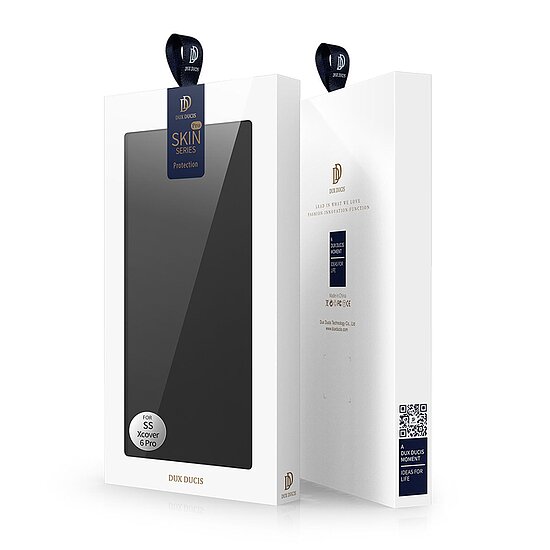 Bild 8 - Dux Skin Pro Bookstyle fr SAMSUNG Galaxy XCover 6 Pro, Black Premium-Tasche mit Kreditkartenfach und Standfunktion