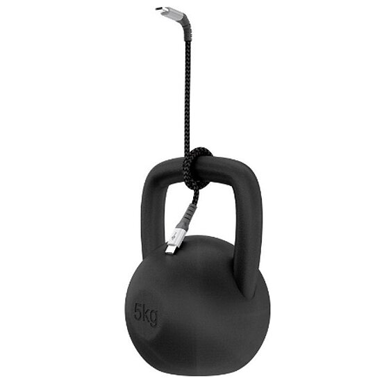 Bild 3 - Goobay Daten- / Ladekabel USB-A auf USB-C , 1m, Textilummantelung, Black mit Metallsteckern, besonders robust! Stecker Typ A auf USB Typ C