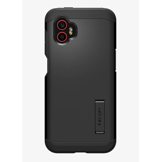 Bild 2 - Spigen Tough Armor black (matt) fr SAMSUNG Galaxy XCover 7 Pro starke mehrlagige Schutzhlle mit Standfu
