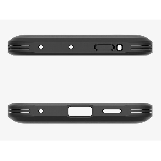 Bild 7 - Spigen Tough Armor black (matt) fr SAMSUNG Galaxy XCover 7 Pro starke mehrlagige Schutzhlle mit Standfu