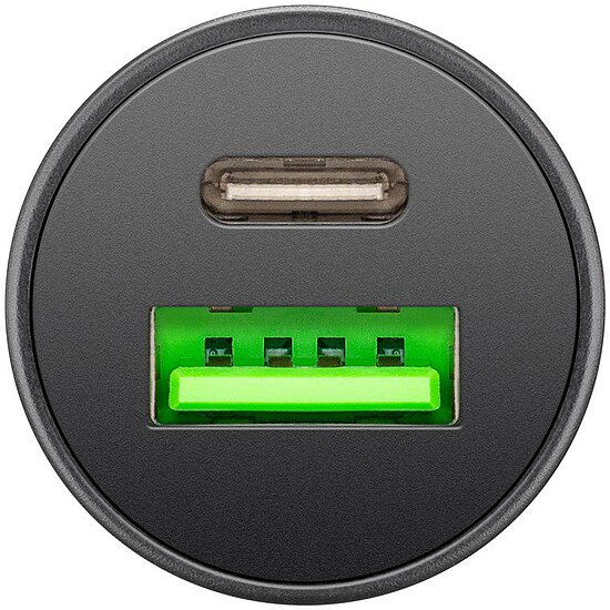 Bild 3 - Goobay Dual KFZ Ladegert , 12/24V, 1x USB-C + 1x USB-A, 45W untersttzt Quick Charge (QC) und Power Delivery (PD)