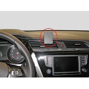 Brodit ProClip fr VW Touran, ab Bj. 09/2015 bis 2026 Position: Rechts vom Lenkrad, ber der linken Lftung