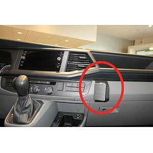 Brodit ProClip fr VW T6.1, ab Bj. 2019 bis 2024 Position: Rechts vom Lenkrad, ber dem Handschuhfach
